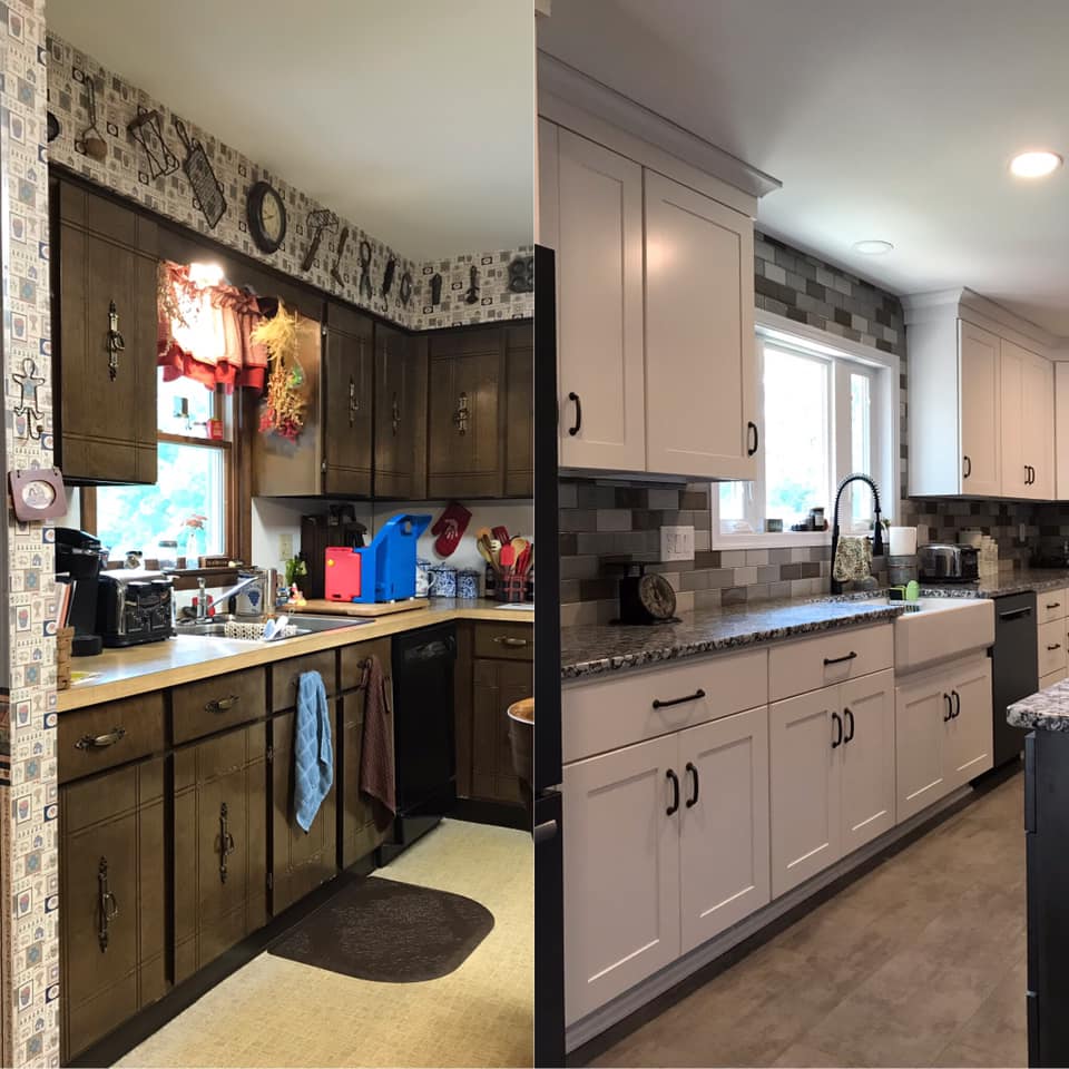 kitchen remodel before & after